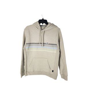 Patagonia Cream Hoodie with Striped Design